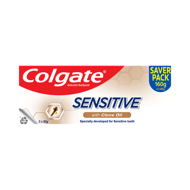 Colgate Sensitive Anticavity Toothpaste With Clove Oil (Mega Offer 2*80gm )