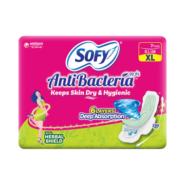 Sofy Anti Bacteria Sanitary Pads XL