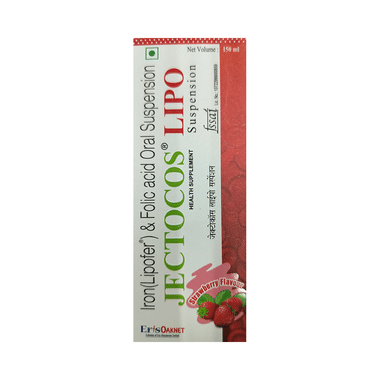 Jectocos Lipo Oral Suspension Strawberry