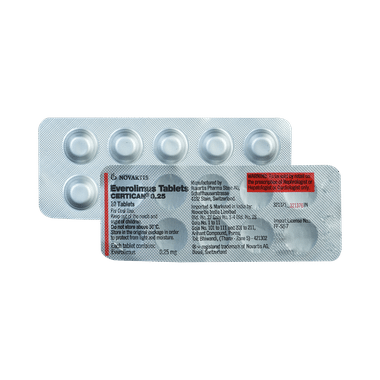 Certican 0.25mg Tablet