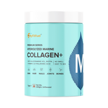 MyFitFuel Premium Series Hydrolyzed Marine Collagen+ With Glucosamine Unflavored