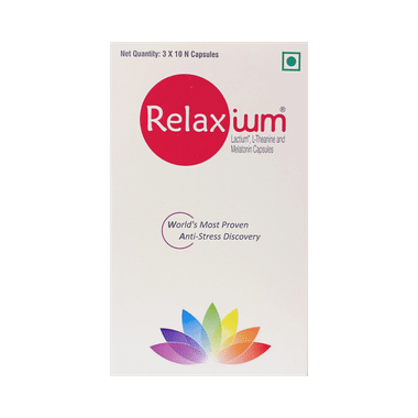 Relaxium With Melatonin, Lactium And L-Theanine For Calm And Restful Sleep | Stress & Anxiety Support