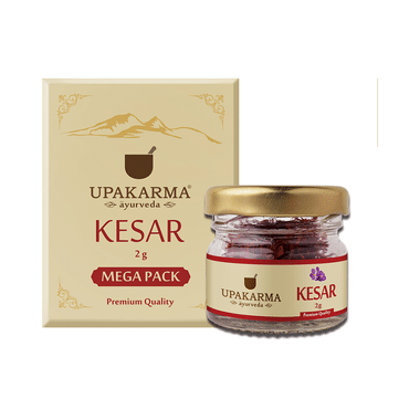 Upakarma Ayurveda Kesar (Saffron) for Blood Purification & Skin Health Mega Pack