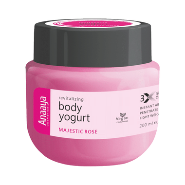 Anaaya Cosmetics Revitalizing Body Yogurt Majestic Rose