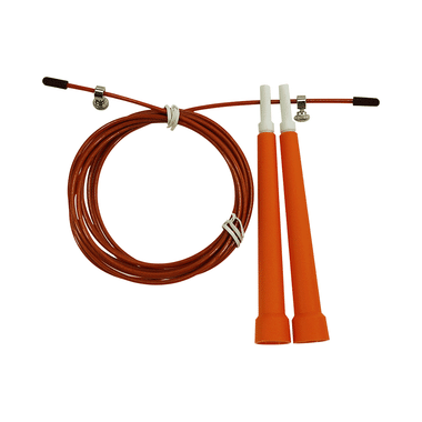 Powermax Fitness JP-2 Exercise Speed Jump Rope With Adjustable Cable Orange