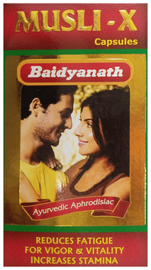 Baidyanath Musli-X Capsule | For Energy, Stamina, Vitality & Immunity Baidyanath Musli-X Capsule | For Energy, Stamina, Vitality & Immunity