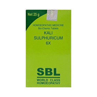 SBL Kali Sulphurica Biochemic Tablet 6X