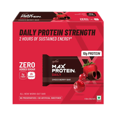 RiteBite Max Protein Daily 10 Gm Protein Bar Choco Berry