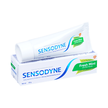 Sensodyne Fresh Mint Toothpaste | For Strong Teeth & Healthy Gums