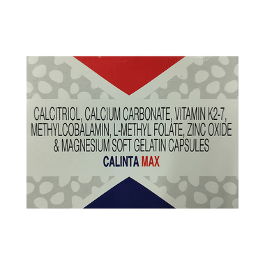 Calinta Max Soft Gelatin Capsule