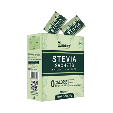 Zindagi Stevia Nature's Sweetener Sachet For Diabetics