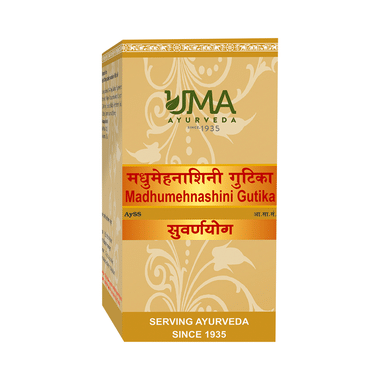 Uma Ayurveda Madhumehnashini Gutika (with Gold)