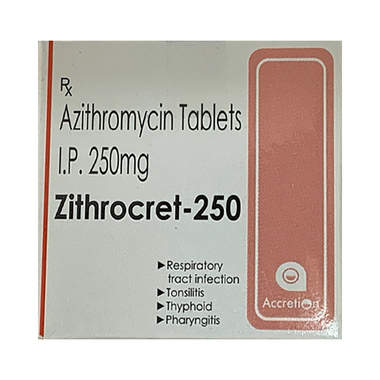 Zithrocret 250 Tablet
