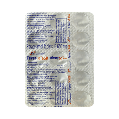 Fever-X 650 Tablet
