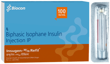 Insugen 30/70 100IU Refil Cartridge Insugen 30/70 100IU Refil Cartridge