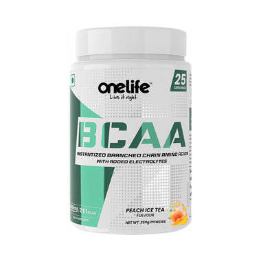 OneLife BCAA Powder Peach Ice Tea
