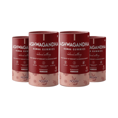 Nirvasa Ashwagandha KSM66 Gummies (60 Each)