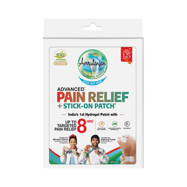Amrutanjan Advanced Pain Relief + Stick-On Patch