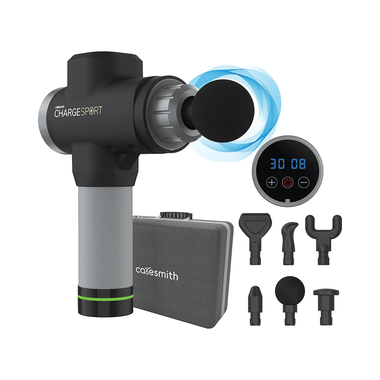 Caresmith Charge Sport Professional Massage Gun Grey and Black