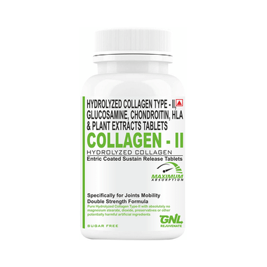 Goa Nutritions Collagen-II Enteric Coated Sustained Release Tablet Tablet SR Sugar Free