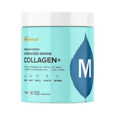 MyFitFuel Premium Series Hydrolyzed Marine Collagen+ With Glucosamine Unflavored