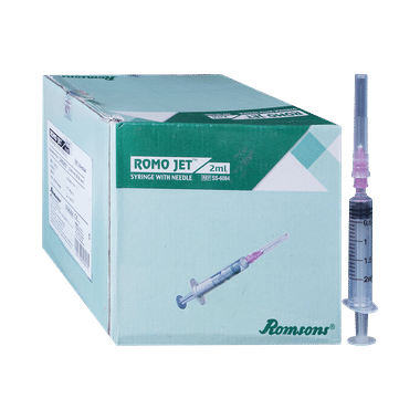 Romsons Romoject Syringe 2ml With Needle 24G