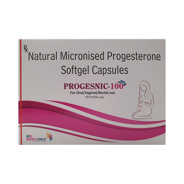 Progesnic 100 Softgel Capsule