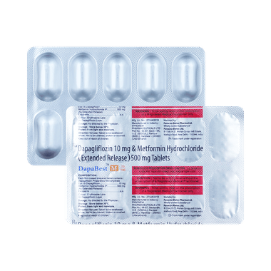 Dapabest M 10mg/500mg Tablet