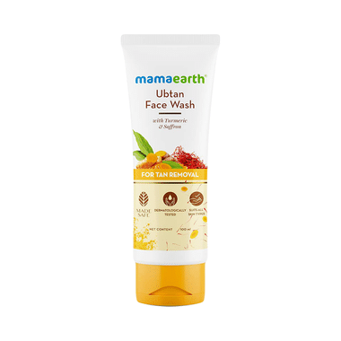 Mamaearth Ubtan Face Wash for Healthy Skin | Paraben & SLS-Free | All Skin Types