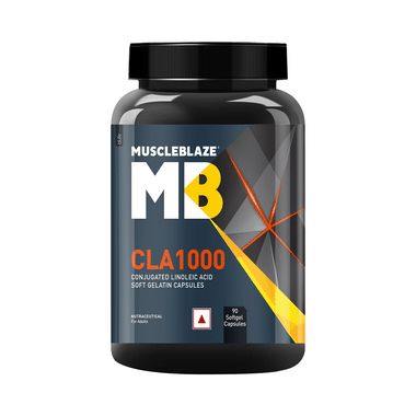 MuscleBlaze CLA 1000 (Conjugated Linoleic Acid) | For Fat Metabolism | Capsule