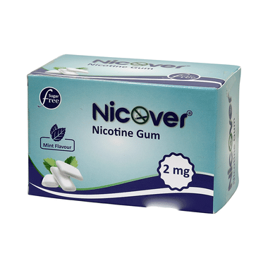 Nicover Nicotine Gum Sugar Free (100 Each) Mint