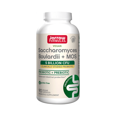 Jarrow Formulas Saccharomyces Boulardii+MOS Capsule | For Intestinal Support