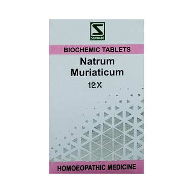 Dr Willmar Schwabe India Natrum Muriaticum Biochemic Tablet 12X