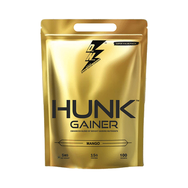 Divine Nutrition Hunk Gainer Powder Mango