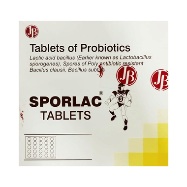 Sporlac Tablet With Probiotics | Supports Gut Microflora