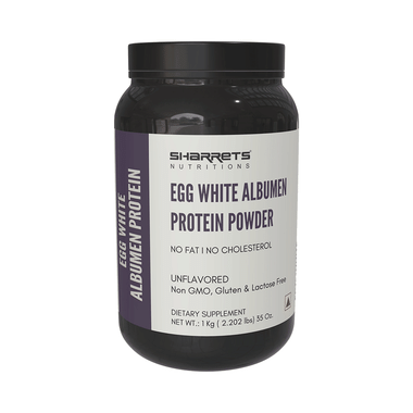 Sharrets Egg White Albumen Protein Unflavoured Powder