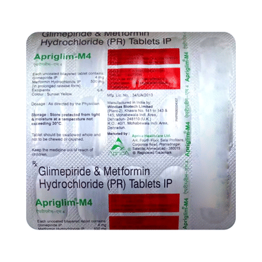 Apriglim-M 4 Tablet PR