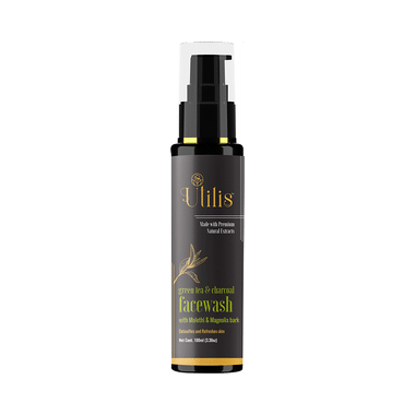 Utilis Green Tea & Charcoal Face Wash