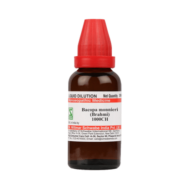 Dr Willmar Schwabe India Bacopa monnieri Dilution 1000 CH