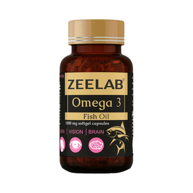 Zeelab Omega 3 Fish Oil Softgel Capsule