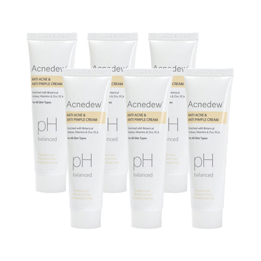 Acnedew PH Balanced Anti Acne & Anti Pimple Cream (25gm Each)