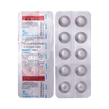 Benidin T 4mg/40mg Tablet