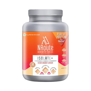 Nroute Isolate + Kesar Badam Powder