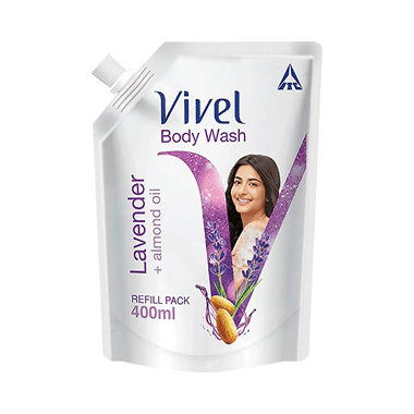 Vivel Lavender + Almond Oil Refill Pack Body Wash