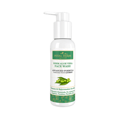 Petal Herbs Ayurveda Neem & Aloe Vera Face Wash