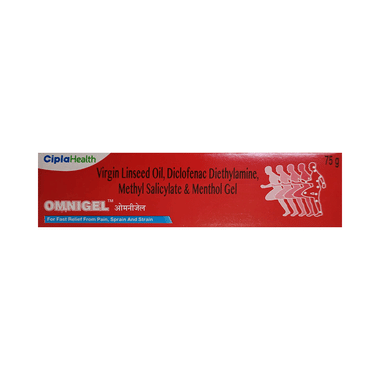 Omnigel Pain Relief from Sprain, Injury, Back Pain, Muscle Pain, Body Pain, Knee Pain, Joint Pain