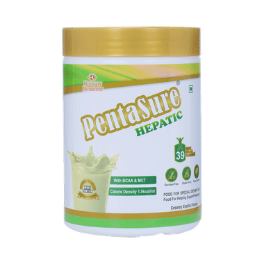 PentaSure Hepatic With Whey Protein, BCAA & MCT | Flavour Powder Creamy Vanilla