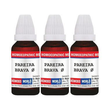 Dr. Majumder Homeo World Pareira Brava Mother Tincture (30ml Each) Q