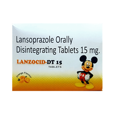 Lanzocid-DT 15 Tablet Orange