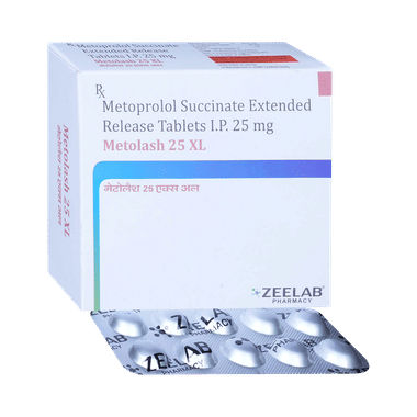 Metolash XL 25mg Tablet ER Metolash XL 25mg Tablet ER